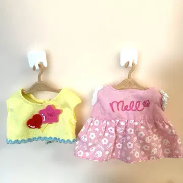 [ 멜짱 ] 의류 풍선 패턴 반팔 T셔츠 핑크색 원피스