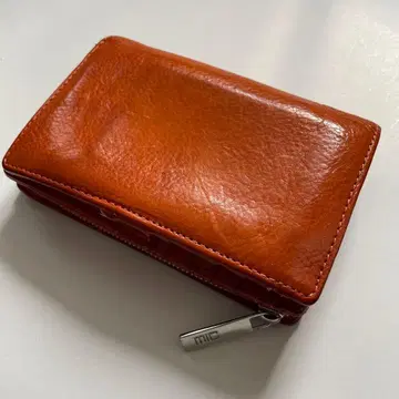 MIC Hawk Feathes 가죽 접이식 지갑