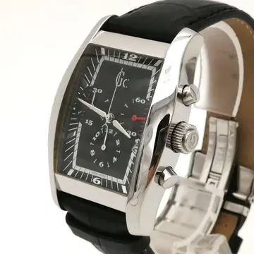 작동 게스 컬렉션 손목시계 스몰 세컨드 렉탱귤러 남성용