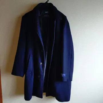 NAVY 네이비 체스터 코트 L