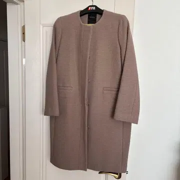 Noble 브라운 롱 코트