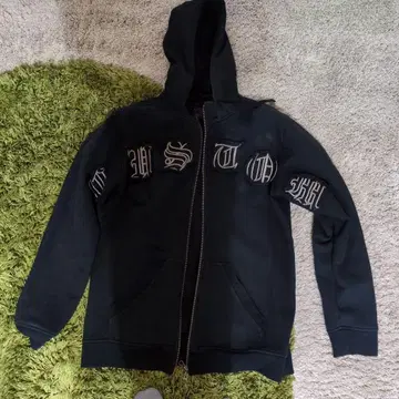 커스텀컬쳐 블랙 후드티