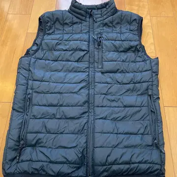 GAP 다크 그레이 다운 베스트 S