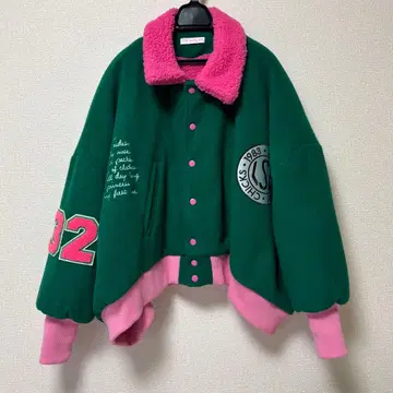 little sunny bite 보아 바시티 자켓