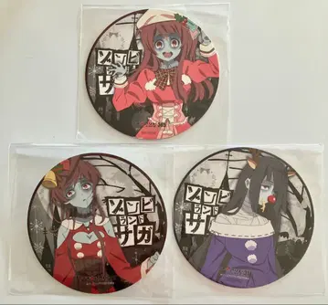 좀비랜드 사가 프란슈슈 바닥 아소비 카페 크리스마스 코스터