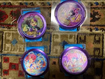 하트 프리파라 캐릭터 캔배지 4개 세트 미사용품