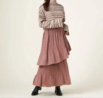 아카이브 아지메 플리츠 캉캉 스커트