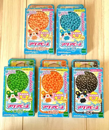 아쿠아 비즈 5 상자 세트 확인 400개입