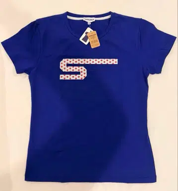 [ 이탈리아 한정품 ] ESSELUNGA 로고 T셔츠 블루 M 또는 L