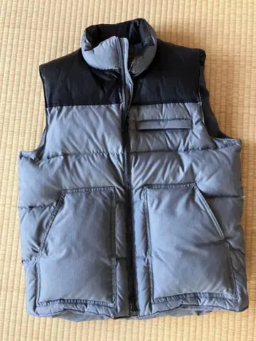 Distinction 남성용 BIGI 다운 베스트 그레이 블랙