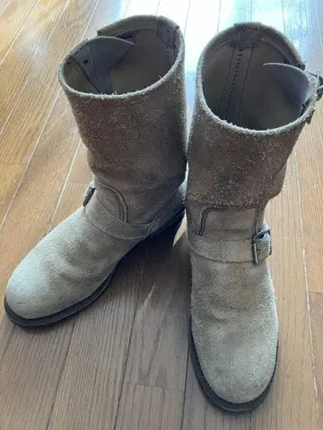 레드윙 엔지니어 부츠 스웨이드 베이지 8268