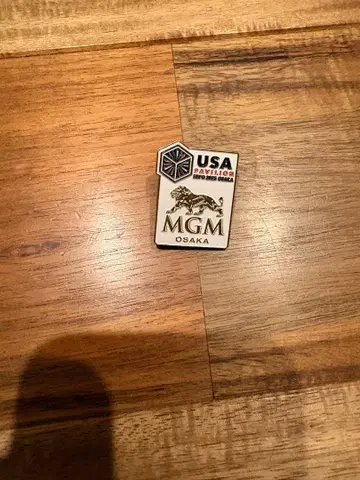 MGM 오사카 USA Pavilion 핀 배지
