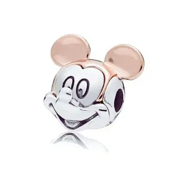 Pandora 미키마우스 실버 & 로즈 골드 참