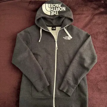 THE NORTH FACE 풀 집업 후드티 다크 그레이
