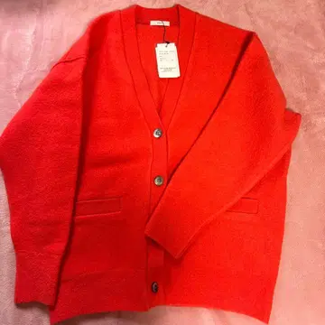 yori 가디건 FREE 울 오렌지 요리