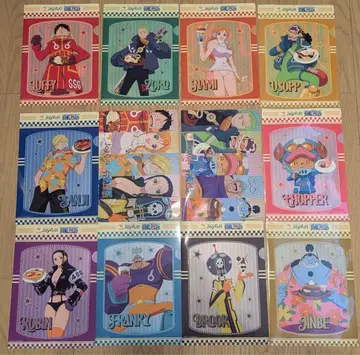 [원피스] 조이풀 콜라보 클리어 파일 컴프 12장