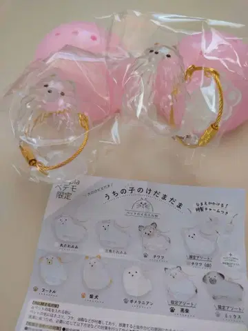 우리 아이 털뭉치 강아지 털뭉치 포메라니안 2개 세트