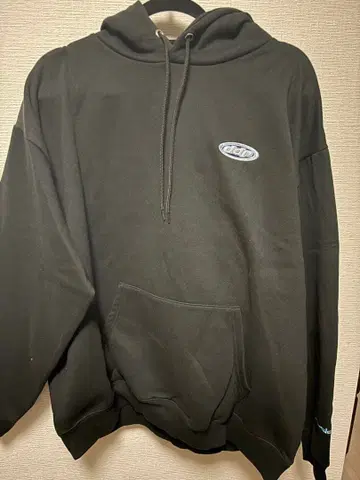 DDP 블랙 후드티 L