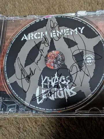 친필 사인 CD ARCH ENEMY