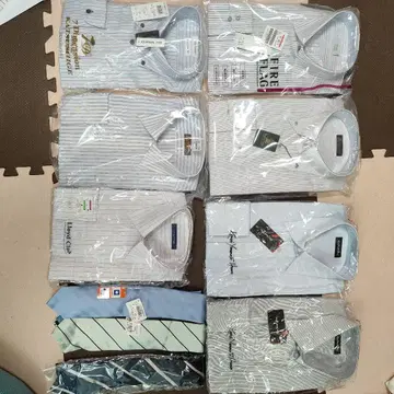 긴팔 와이셔츠 세트, 넥타이 포함