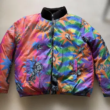 VOLCOM 다운 자켓 볼컴 리버서블 reversible
