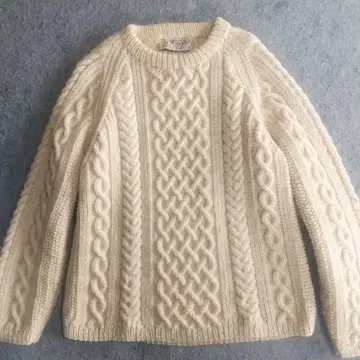 인버아란 아란 니트 1A 크루넥 피셔맨 케이블 겨울