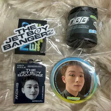 다나카 아키라 메지루시 참 캔뱃지 스티커 코인 실린더 컴프 세트