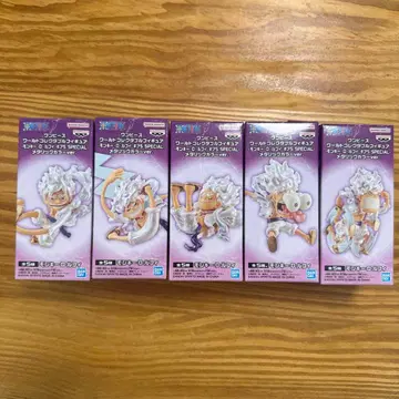 원피스 피규어 월드 컬렉션 루피 니카 기어5 전 5종 세트 메탈릭