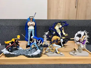 원피스 니카 루피 루치 검은 수염 로우 피규어 세트