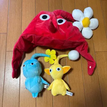 피크민 코스튬 모자 인형