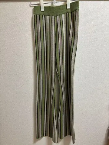 MAISON SPECIAL 스트라이프 팬츠