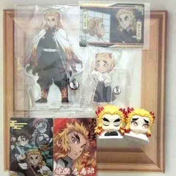 귀멸의 칼날 렌고쿠 쿄쥬로 센쥬로 아크릴 스탠드 오넴탄 카드