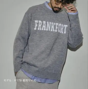 Firsthand 오버 사이즈 맨투맨 니트 스웨터 새상품