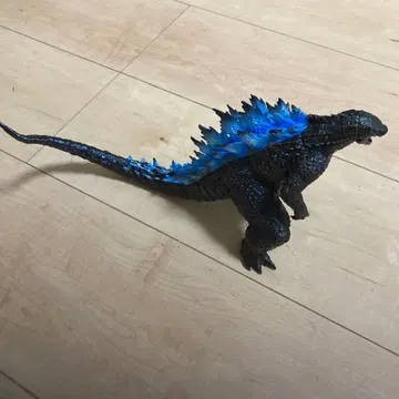 고질라 피규어 블랙과 파랑 약 높이 15cm