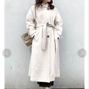 더즐린 스탠드 칼라 롱 오버코트 snidel 머큐리 듀오