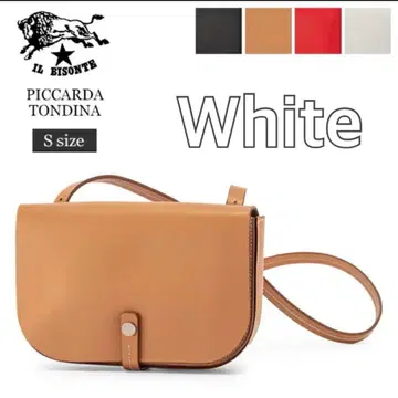 새상품 일비종떼 Il Bisonte 숄더백 화이트
