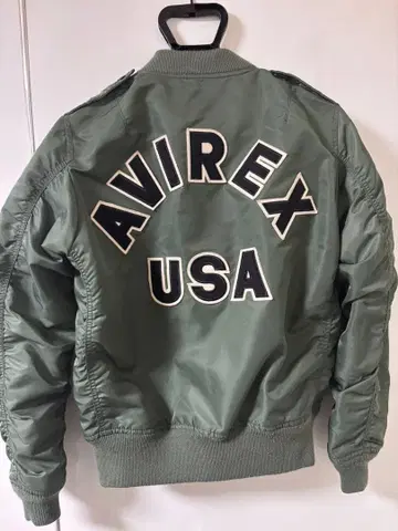 AVIREX MA-1 플라이트 자켓 올리브 그린