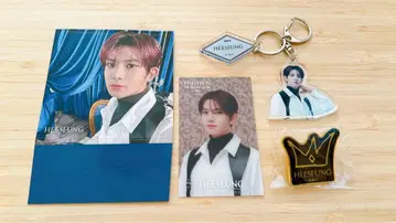 ENHYPEN MUSEUM 히승 키링 클리어 트레이딩 카드 외