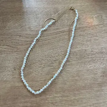 PLST 펄 골드 목걸이