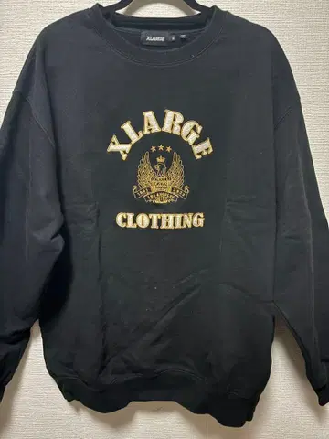 XLARGE 블랙 맨투맨 XL