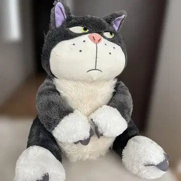 그레이 고양이 봉제 인형