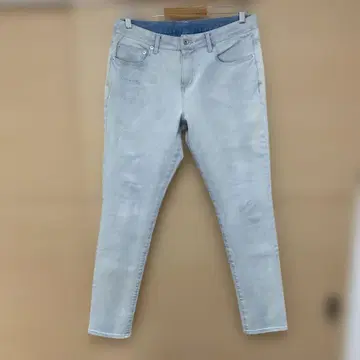 Luis 스키니 데님 라이트 블루 M