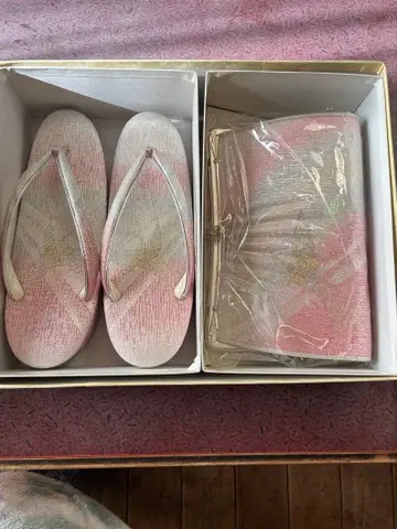 일본 정통의상 소품 조리 와 백 세트