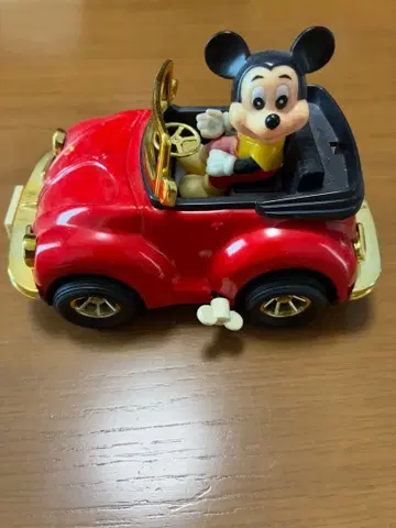 [ 레어 ] 증전당 미키마우스 폭스바겐 태엽 자동차