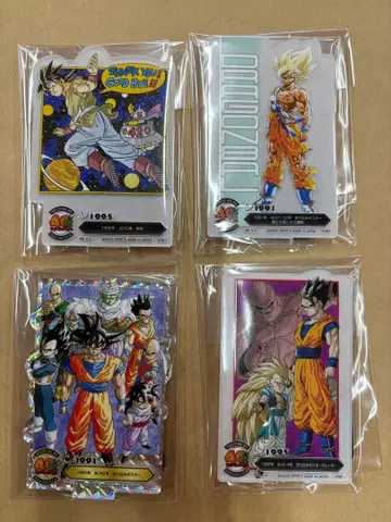 드래곤볼 40th 그 두 번째 제일복권 F상 아크릴 4종