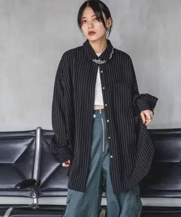 JEANASIS 스트라이프 셔츠