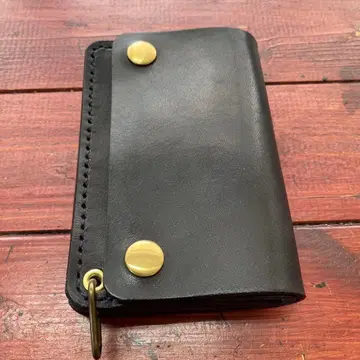 미들 트래커 블랙 새들 레더