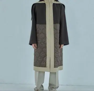 CASA FLINE 바이컬러 코트 정가 74,800엔