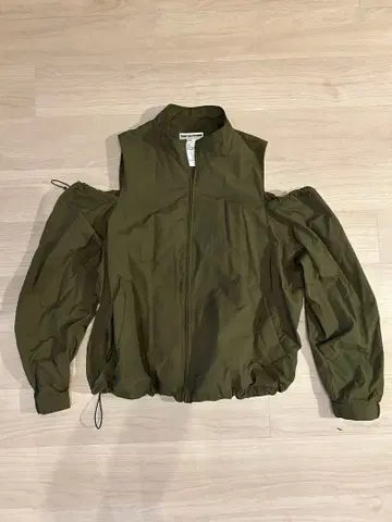 나일론 자켓 오프숄더