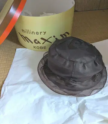 모자 millinery Maxim KOBE 메쉬 플라워 모티브